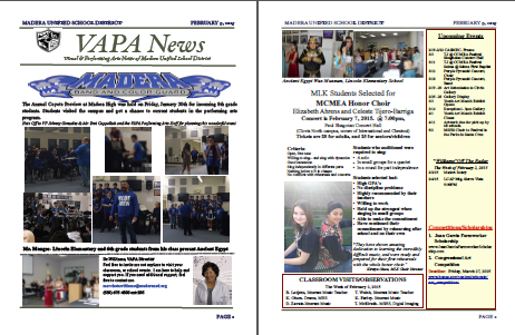 Feb. 9, 2015 VAPA Newsletter image